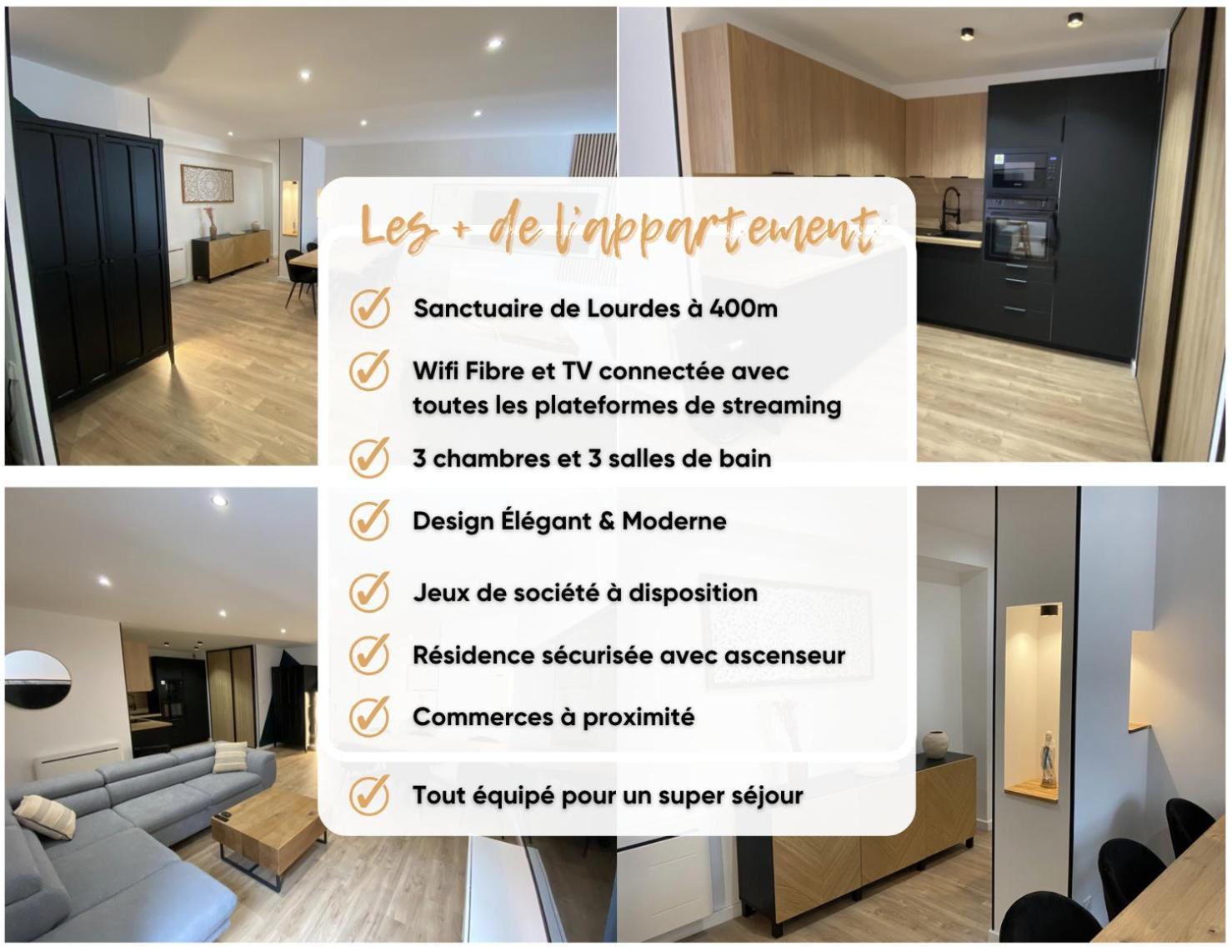 루르드 Madonna Elegance, Proche Sanctuaire, 95M2 아파트 외부 사진